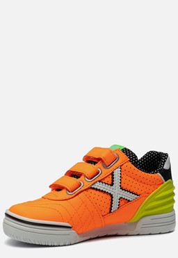 Sneakers oranje Imitatieleer
