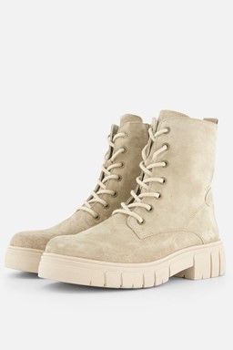 Paige Veterboots taupe Suede