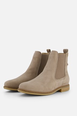 Chelsea boots taupe Leer