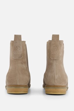 Chelsea boots taupe Leer