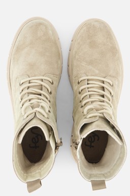 Paige Veterboots taupe Suede