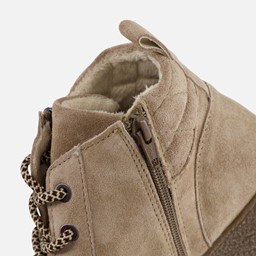 Veterboots taupe Suede