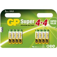 GP Super Alkaline AAA 4+4