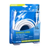 Scanpart Coax kabel (M)-(F) Recht 10m