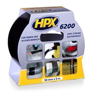 HPX Pantsertape 50mm 5m Zwart