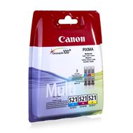 Canon Cartridge CLI-521 Multi Pack ± 500 pagina's