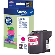 Brother LC221 Magenta ± 260 pagina's