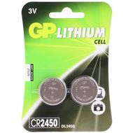 GP CR2450 2 stuks Knoopcel Lithium Batterij