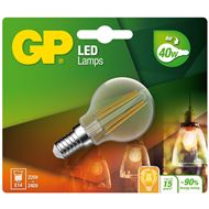 Gp Led Lamp E14 4,4W 470Lm Kogel Filament