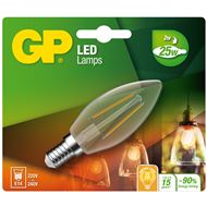 Gp Led Lamp E14 2W 250Lm Kaars Filament
