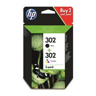 HP 302 Cartridge Combipack Zwart + Kleur