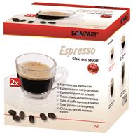 Scanpart Espresso Kop en Schotel