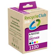 RecycleClub Cartridge compatible met  Brother LC-1100 Multipack