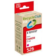 RecycleClub Cartridge compatible met Canon CLI-526 Rood