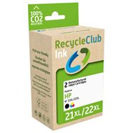 RecycleClub Cartridge compatible met HP 21 XL/HP 22 XL Multipack