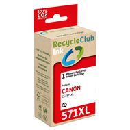 RecycleClub Cartridge compatible met Canon CLI-571 XL Foto Zwart