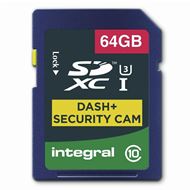 Integral Secure Digital kaart 64GB SDXC dash+security cam