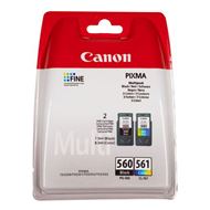 Canon Cartridge 560/561 multipack ± 180 pagina's (kleur), ± 180 pagina's (zwart)