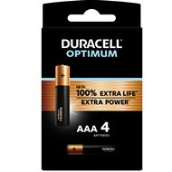 Duracell Alkaline Batterij Optimum AAA 4 Stuks