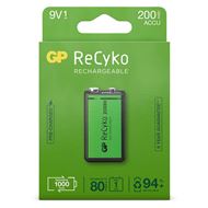 GP ReCyko 9V 200mAh 1 stuk Oplaadbare NiMH Batterij