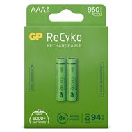 GP ReCyko AAA 950mAh 2 stuks Oplaadbare NiMH Batterij