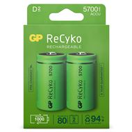GP ReCyko D 5700mAh 2 stuks Oplaadbare NiMH Batterij