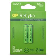 GP ReCyko AAA 650mAh 2 stuks Oplaadbare NiMH Batterij