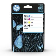 HP Cartridge 963 4-pack ± 1000 pagina's (zwart), ± 700 pagina's (kleur)