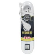 Exin Tafelcontactdoos 4 voudig + Penaarde + Schakelaar