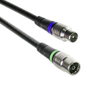 Technetix Coax kabel 5 meter Zwart