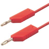 Hirschmann Meetsnoer Siliconen Rood 1 meter