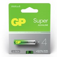 GP Super Alkaline AAA 4 Stuks