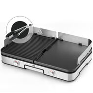 Lebenlang LBG8586 Tafelgrill RVS incl. Grilltang