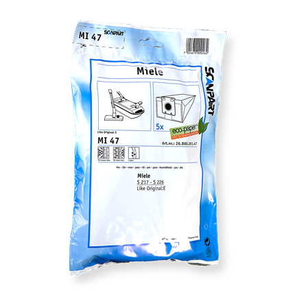 Scanpart Stofzuigerzakken Mi47 5 Stuks scanpart kopen in de aanbieding Scanpart Stofzuigerzakken Mi47 5 Stuks scanpart kopen in de aanbieding