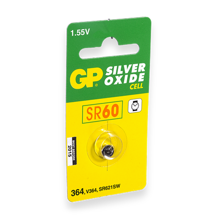 GP SR60 Knoopcel Zilveroxide Batterij