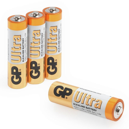 GP AA 4 stuks Ultra Plus Alkaline Batterij