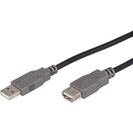Scanpart USB Kabel 2.0 A(M)-A(F) 0,75m