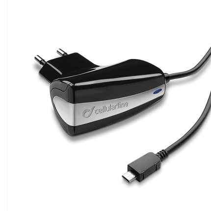Cellular Line Thuislader Micro-USB 2000mA Zwart 1,6m