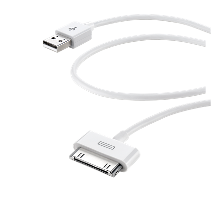 Cellular Line Laaddatakabel Apple Usb 1M cellular line kopen in de aanbieding