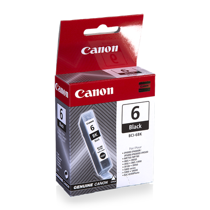Canon Cartridge BCI-6BK Black ± 280 pagina's