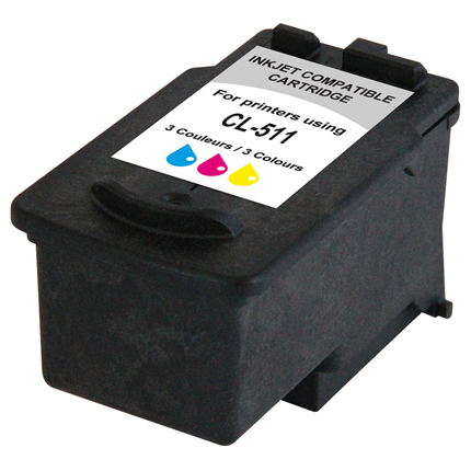 RecycleClub Cartridge compatible met Canon CL-511 Kleur