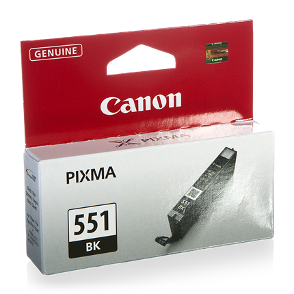 Canon Cartridge CLI-551BK Black ± 1795 pagina&apos;s