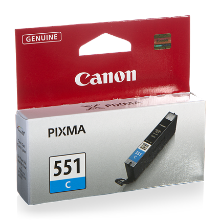 Canon Cartridge CLI-551C Cyan ± 332 pagina's