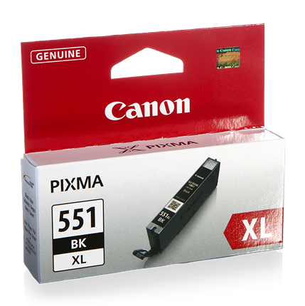 Canon Cartridge CLI-551BK XL Zwart ± 5530 pagina's