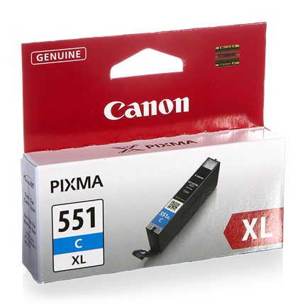 Canon Cartridge CLI-551C XL Blauw