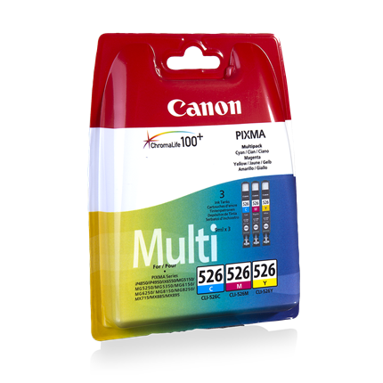Canon Cartridge CLI-526 Multi Pack ± 500 pagina's