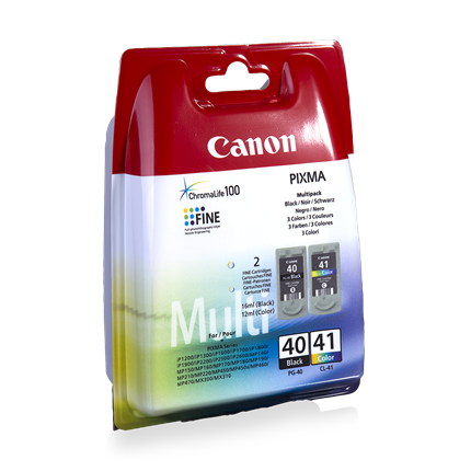 Canon Cartridge PG-40/CL-41 Multi ± 155 pagina's (kleur), ± 490 pagina's (zwart)