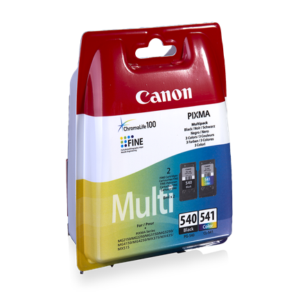 Canon Cartridge PG-540/CL-541 Multi ± 180 pagina's (kleur), ± 180 pagina's (zwart)