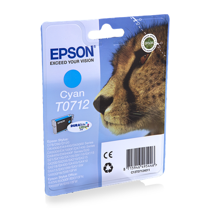Epson Cartridge T0712 Blauw