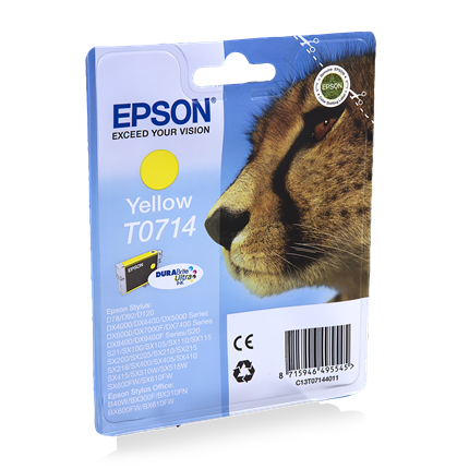 Epson Cartridge T0714 Geel
